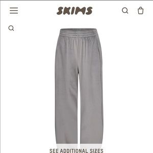 NWT SKIMS Velour Oversized Jogger